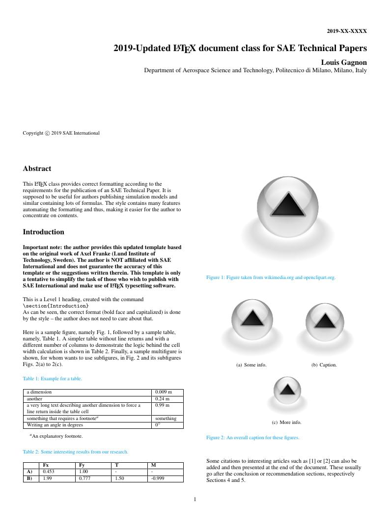 SAE Tech Papers Updated Template