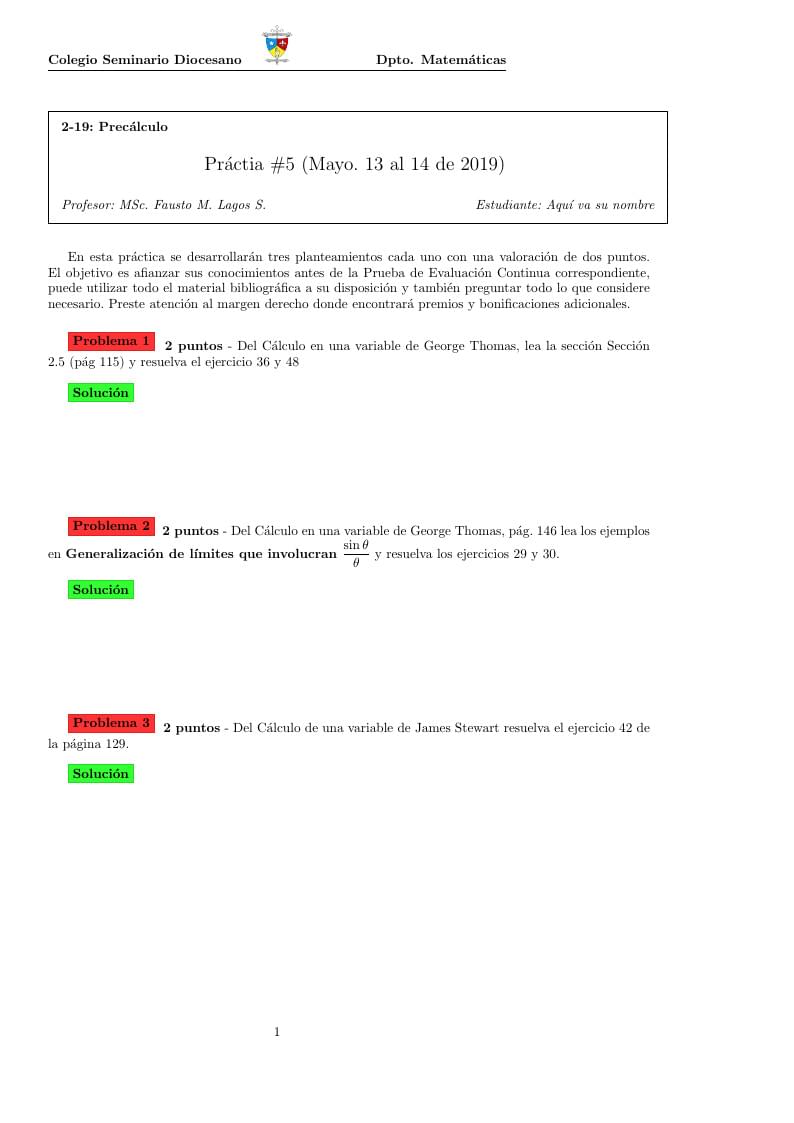 Plan lector 5
