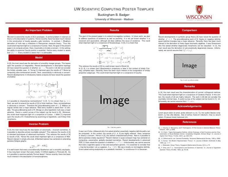 UW-Madison Poster Template