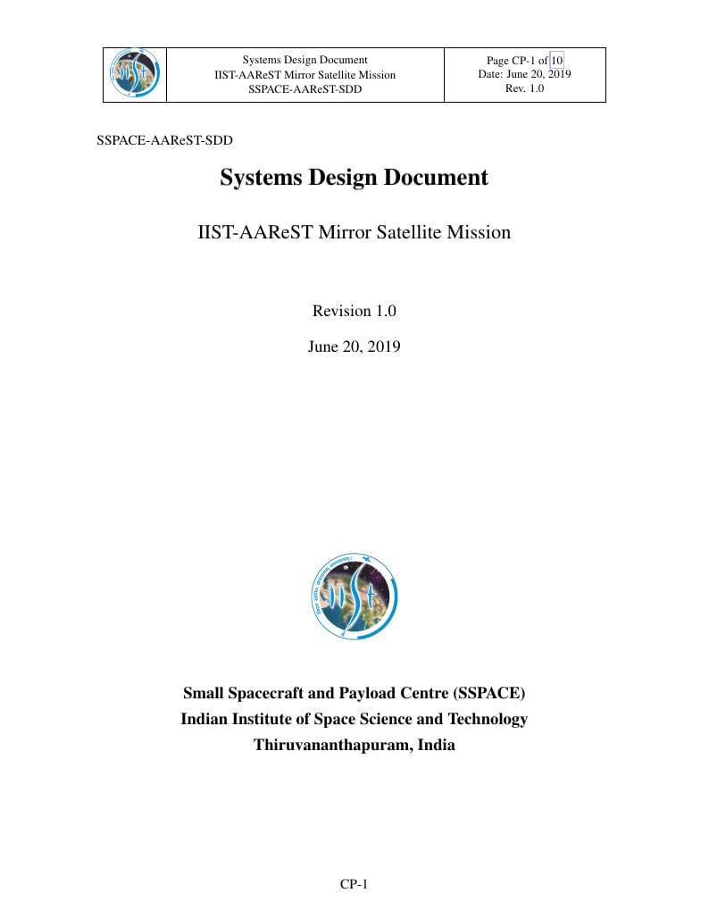 SSPACE, IIST Template