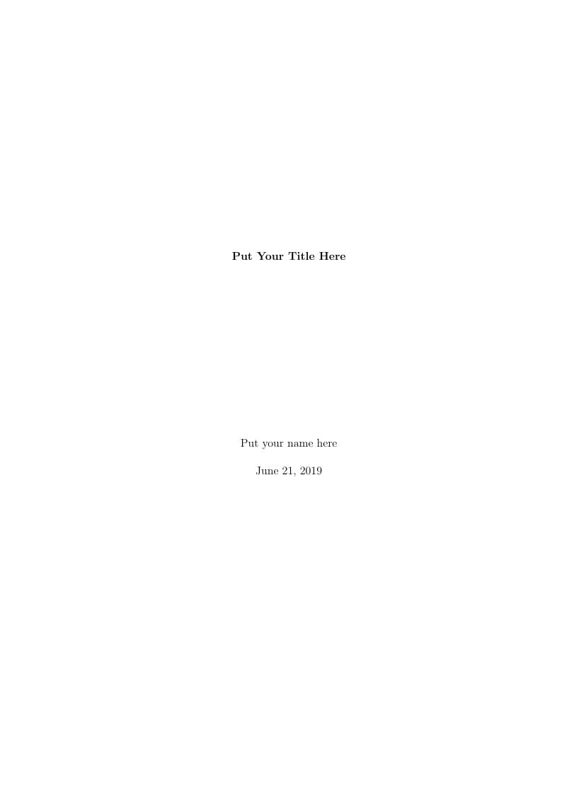 POSC 300 Quantitative RD Template