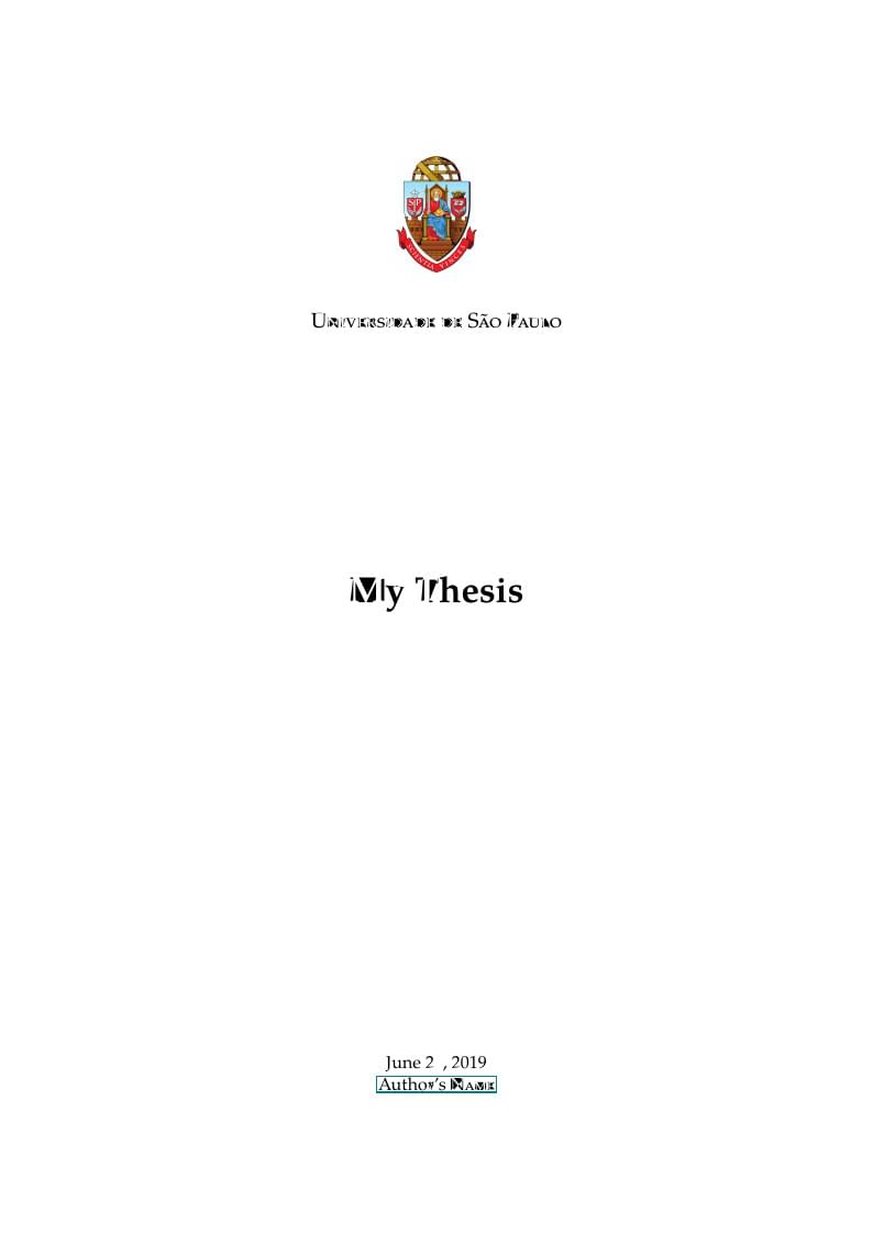Thesis Template