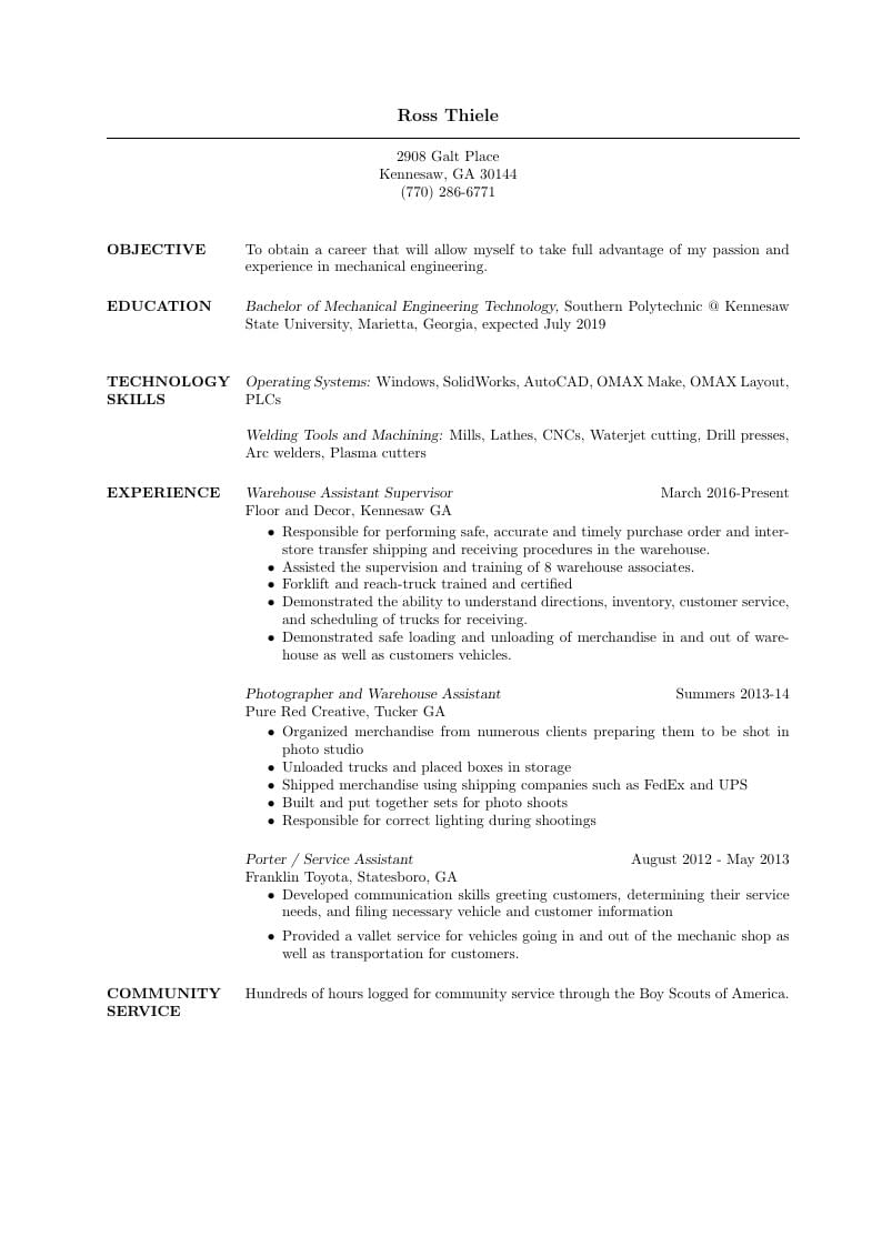 Ross Thiele Resume rev1 2019