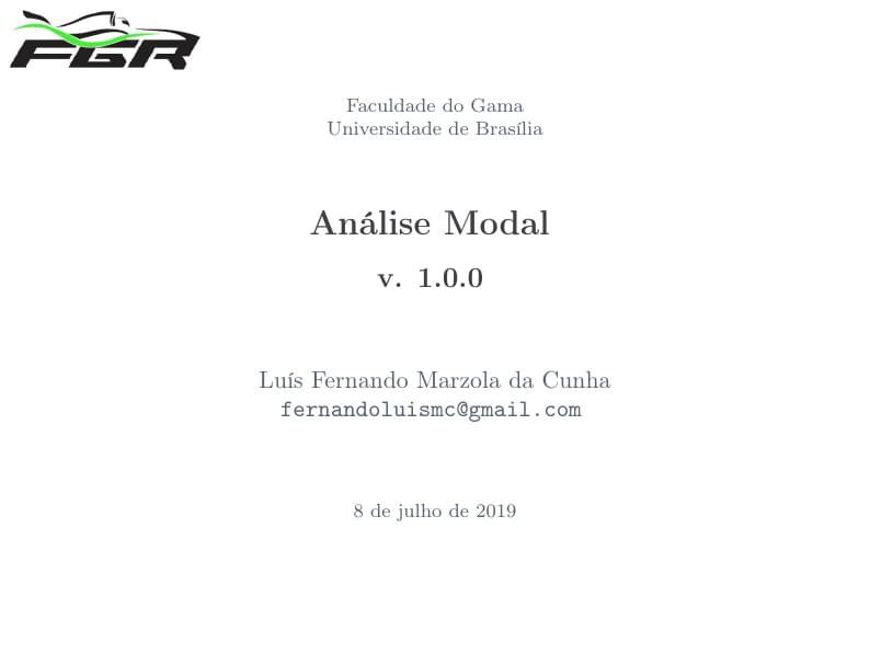 Modelo Apresentação FGR - UNB - 2