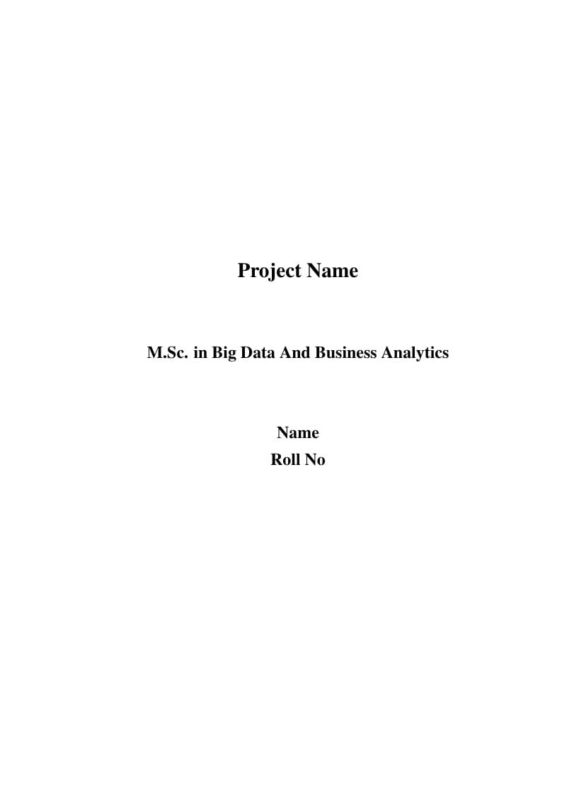 DBSOM Report Template