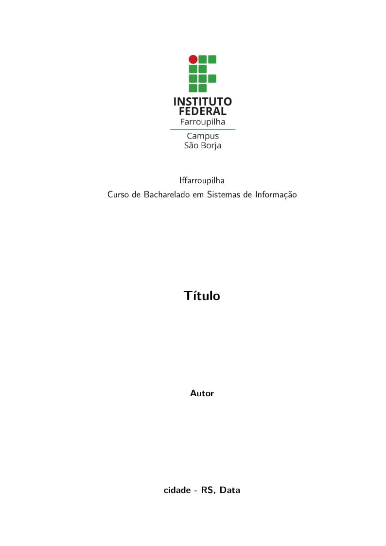 Modelo TCC IFFarroupilha