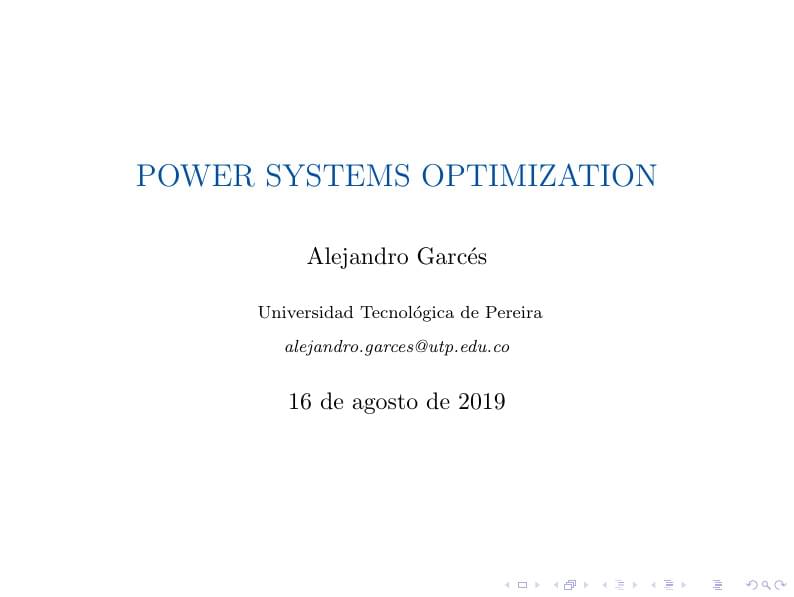 Presentation Universidad Tecnologica de Pereira