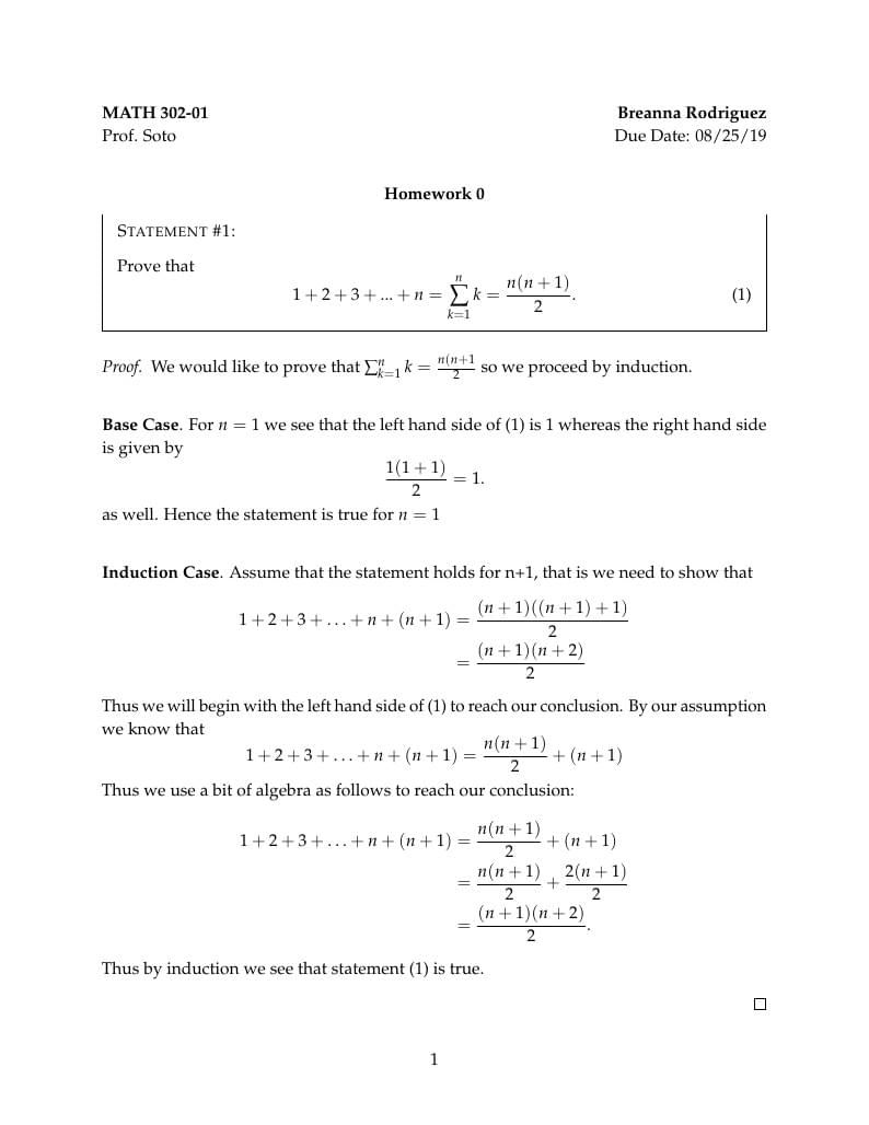 Math 302 HW 0 - B. Rodriguez