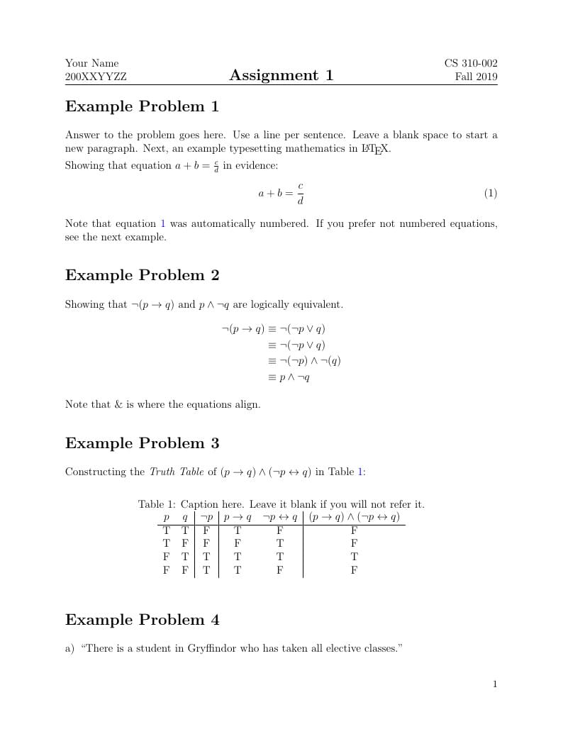 CS310 - Assignment Template