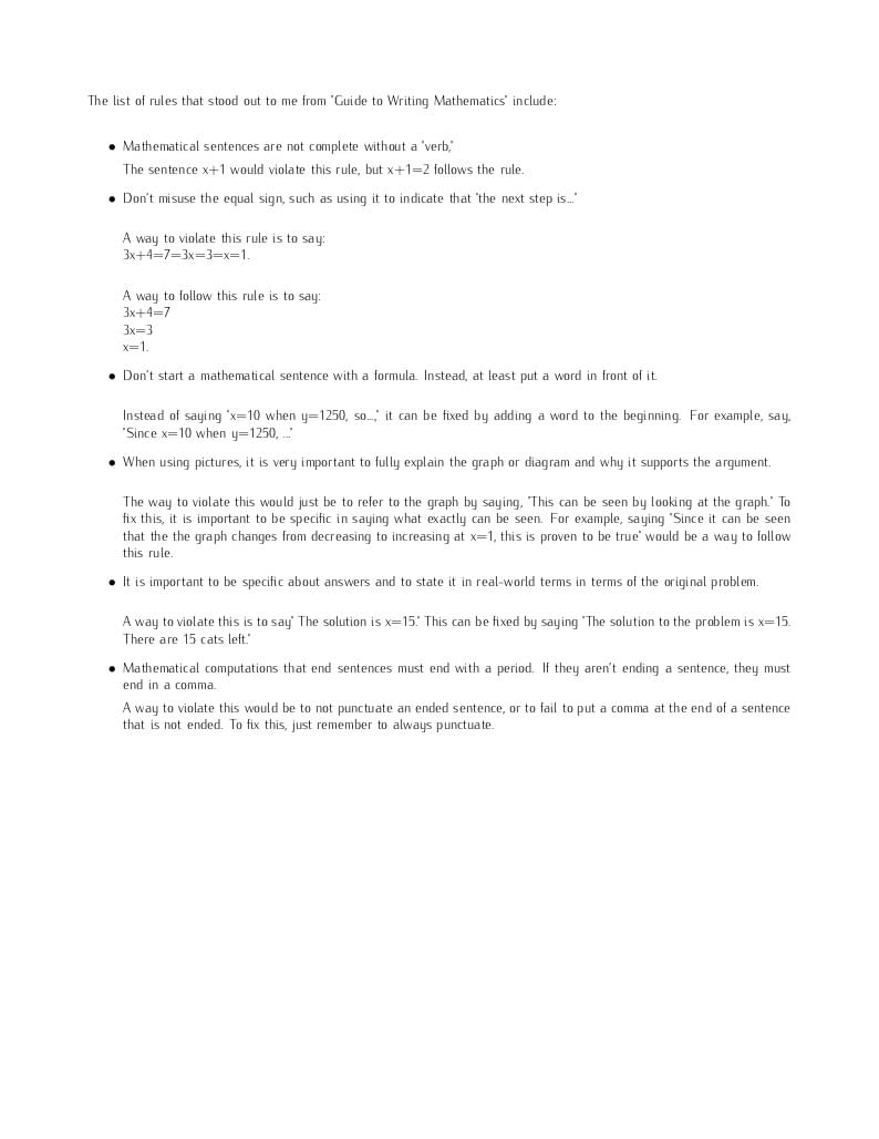 LaTeX Assignment