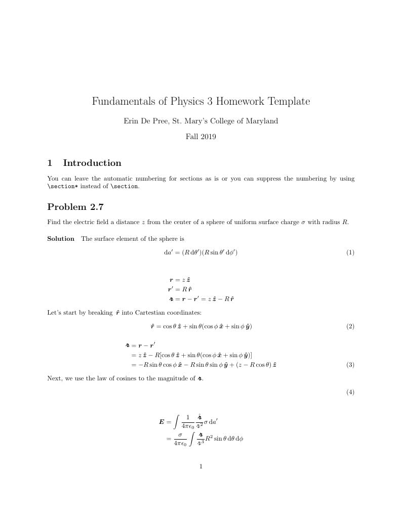 Homework Template Fun3