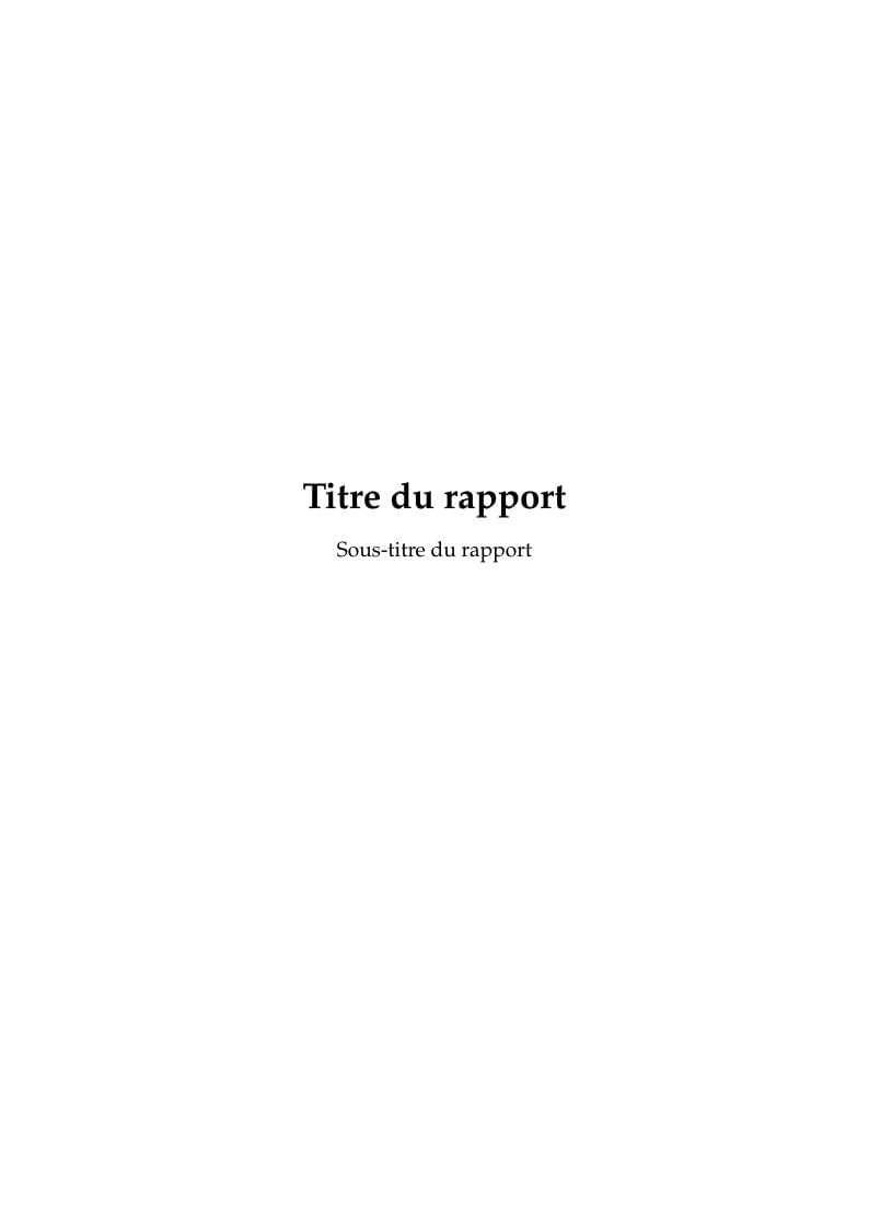 Thesis Template
