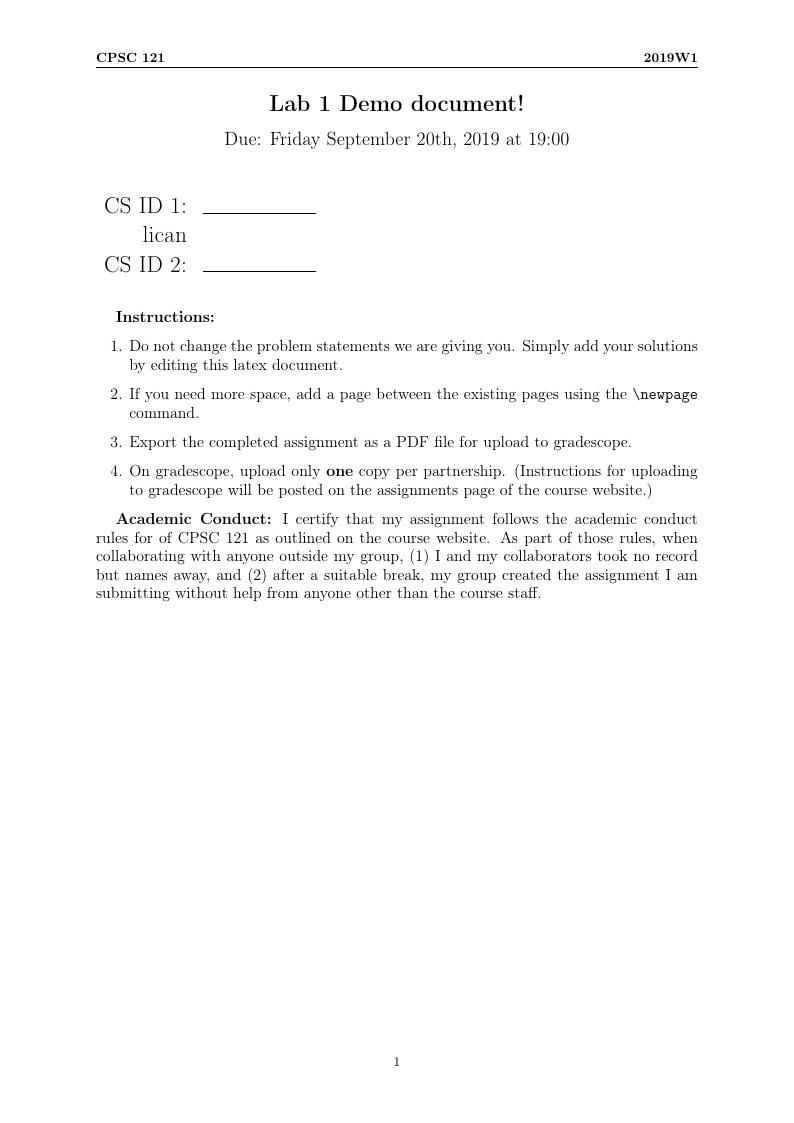 CPSC121 2019W1 Lab 1