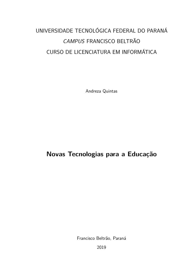 UTFPR Modelo TCC, Monografia, Dissertação, Tese com pdf-a-3b versao GoldenDragon