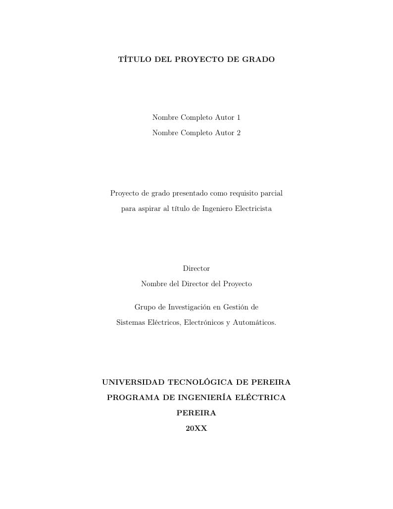 Plantilla Documento Final - Normas ICONTEC IE-UTP