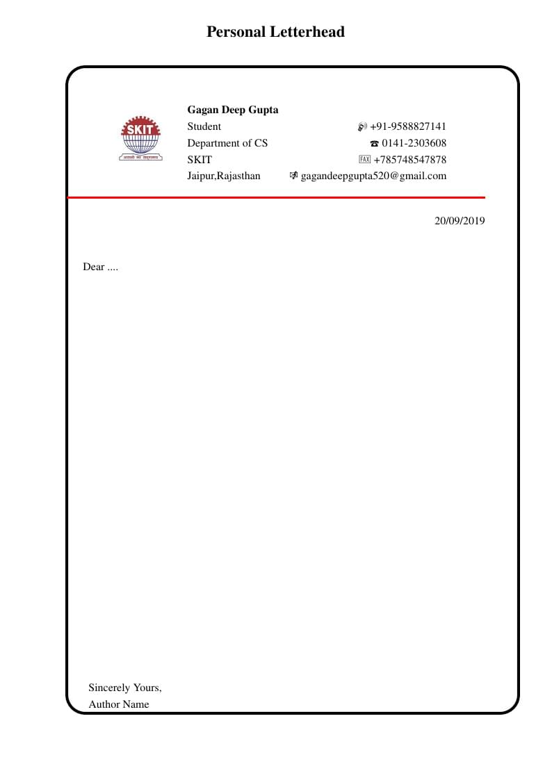 Letterhead