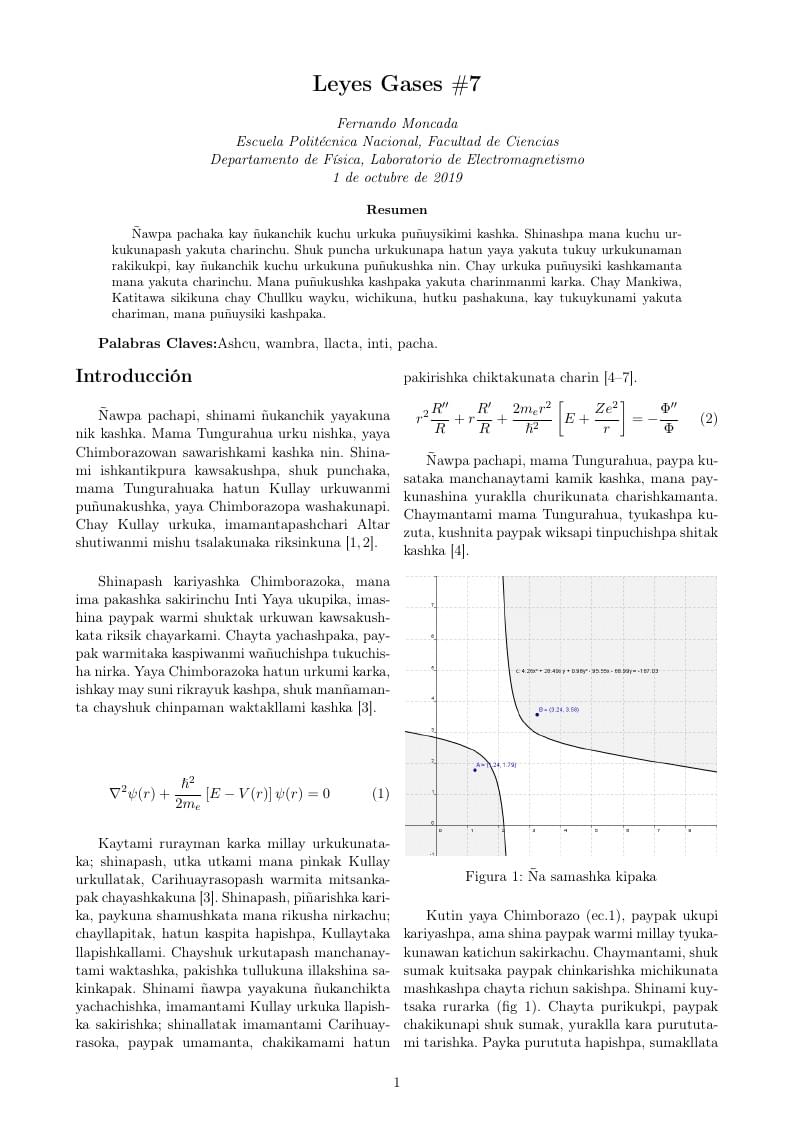 Informes Laboratorio Fisica EPN