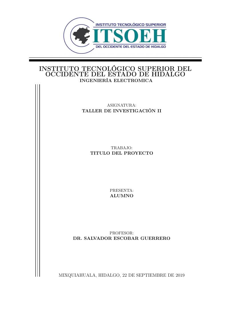 Plantilla para protocolo