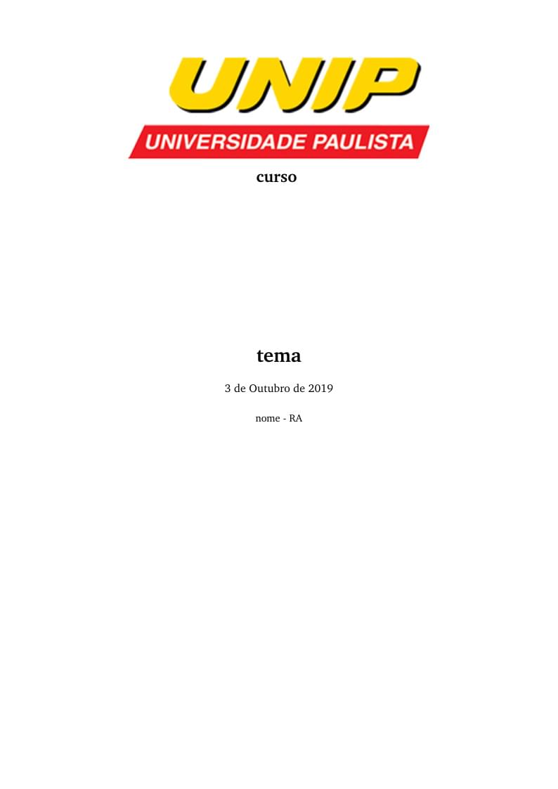Modelo de APS UNIP