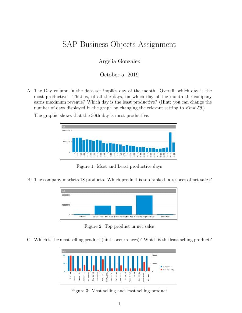 SAP Homework Sheet