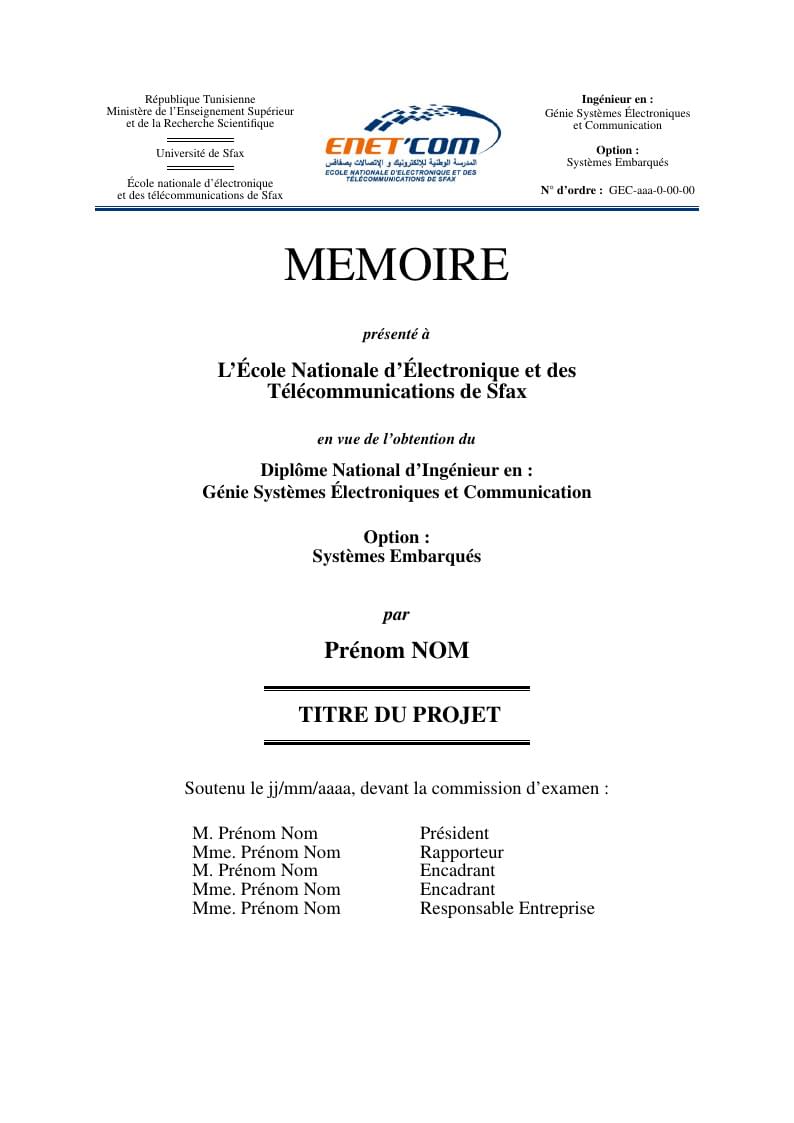EnetCom Template