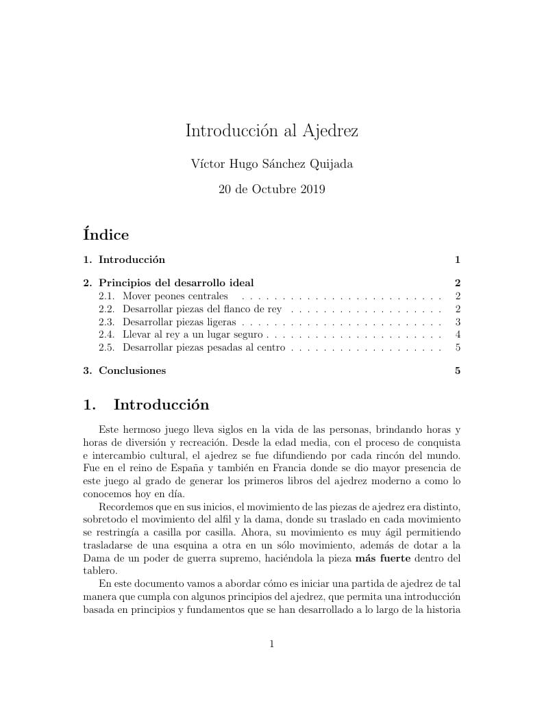 Ajedrez básico