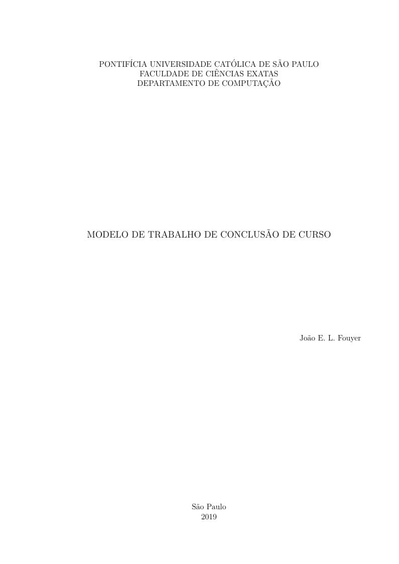 Modelo TCC PUCSP (Computação)