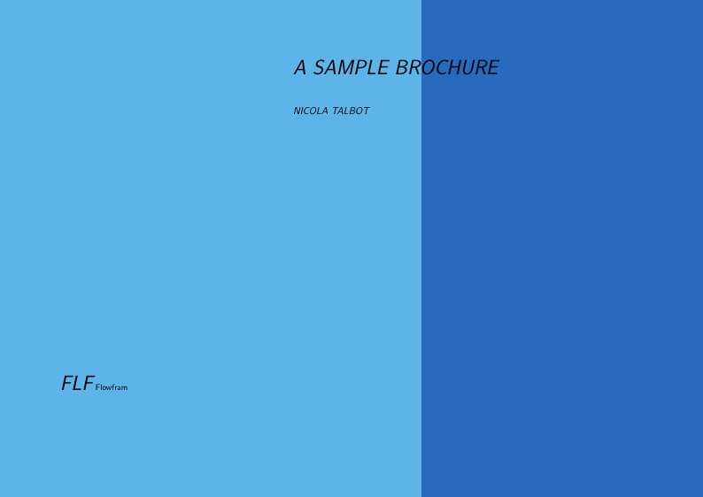 Landscape Brochure