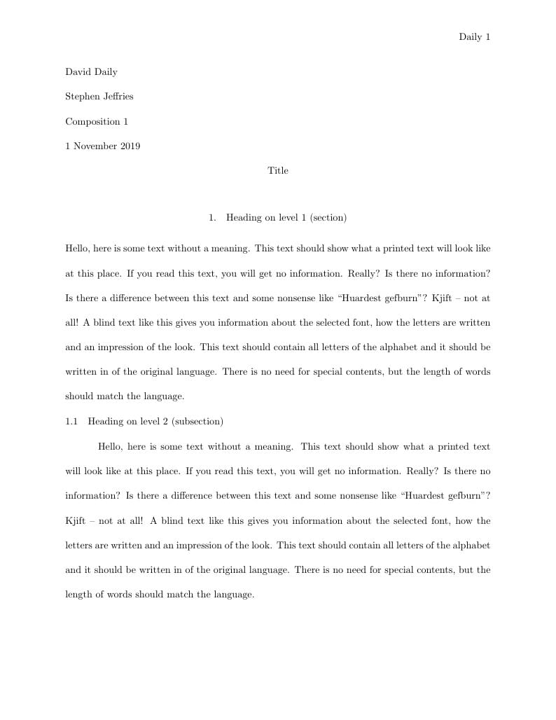Modern Language Association (MLA) 13 template