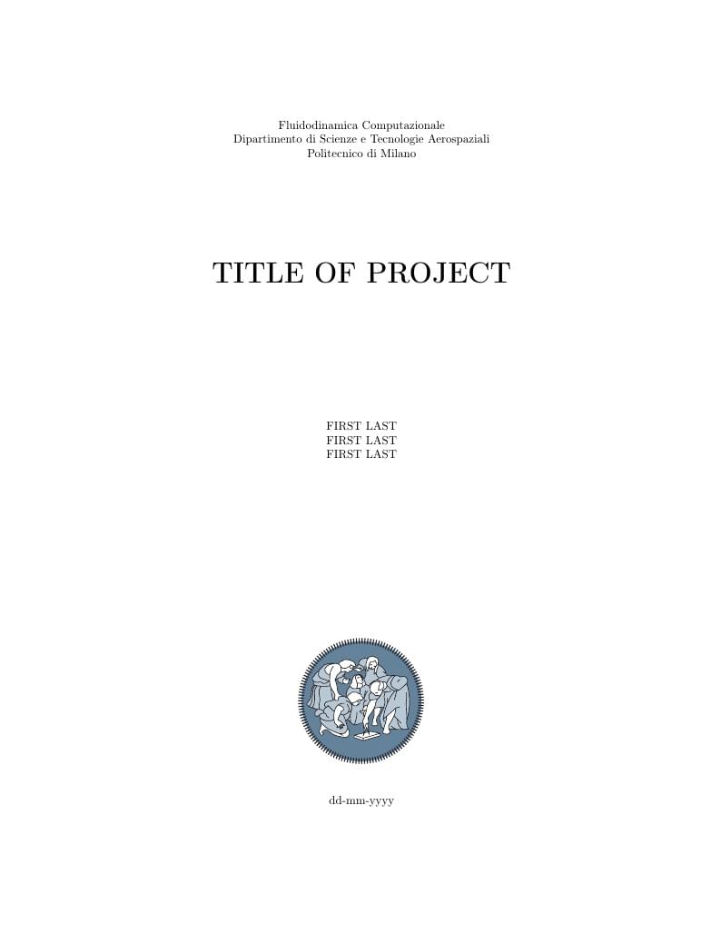 Fluidodinamica Computazionale Lab Report