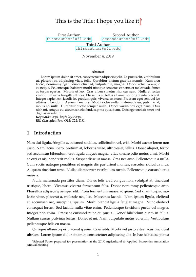 FRED/UF Working-paper template