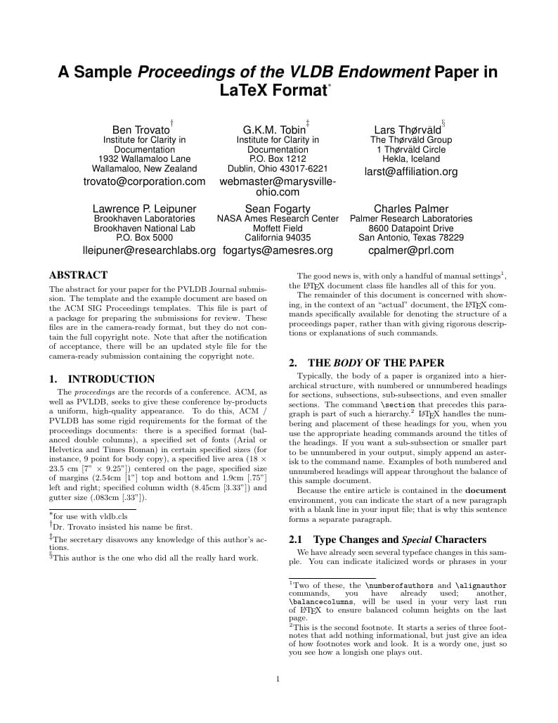 40th International Conference on Very Large Data Bases