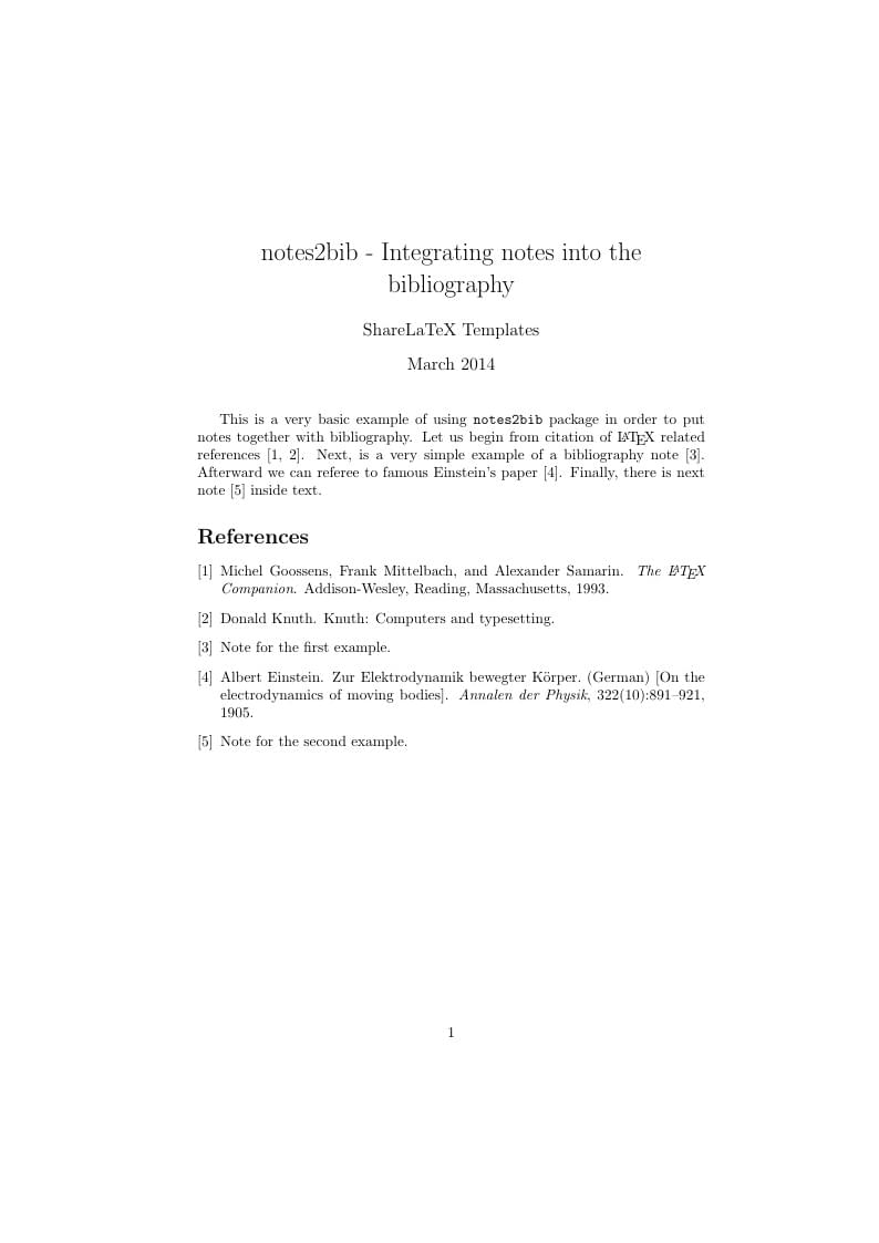 notes2bib—integrating notes into the bibliography