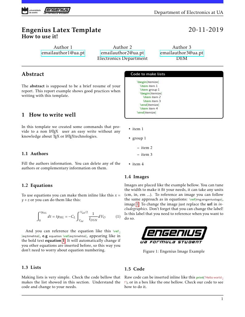 Magda LaTeX report template