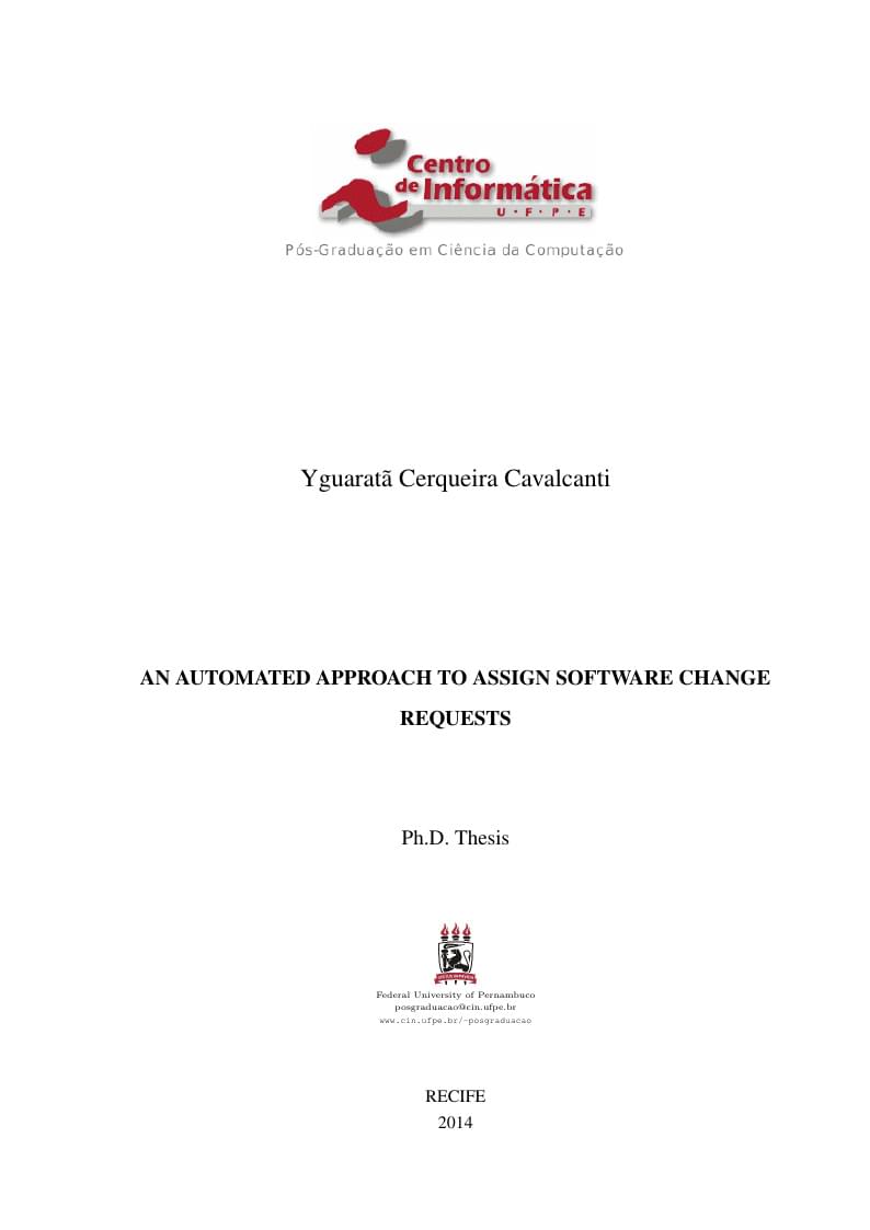 RiSE customizable LaTeX theses template