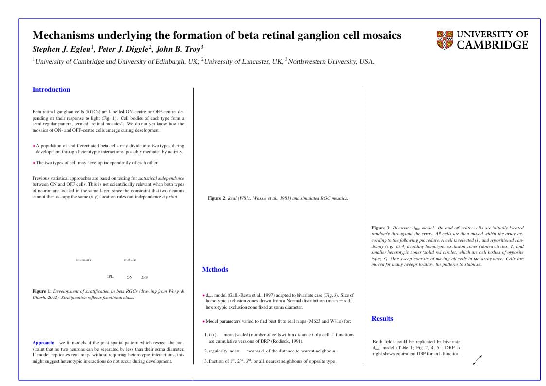 Cambridge University poster