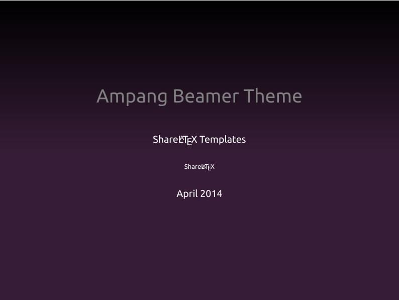 Ampang beamer theme