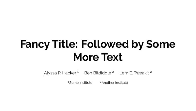 Auriga presentation theme