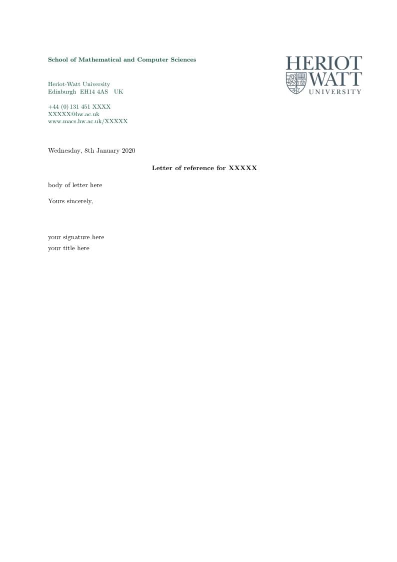 Heriot-Watt MACS letter template