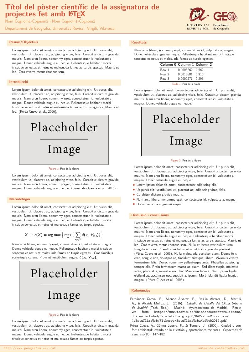 GeoURV - Poster template