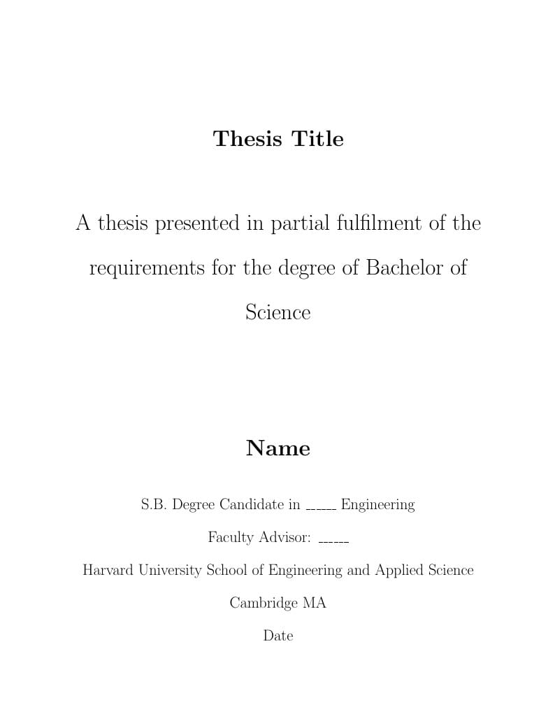 Harvard ES100 Latex template