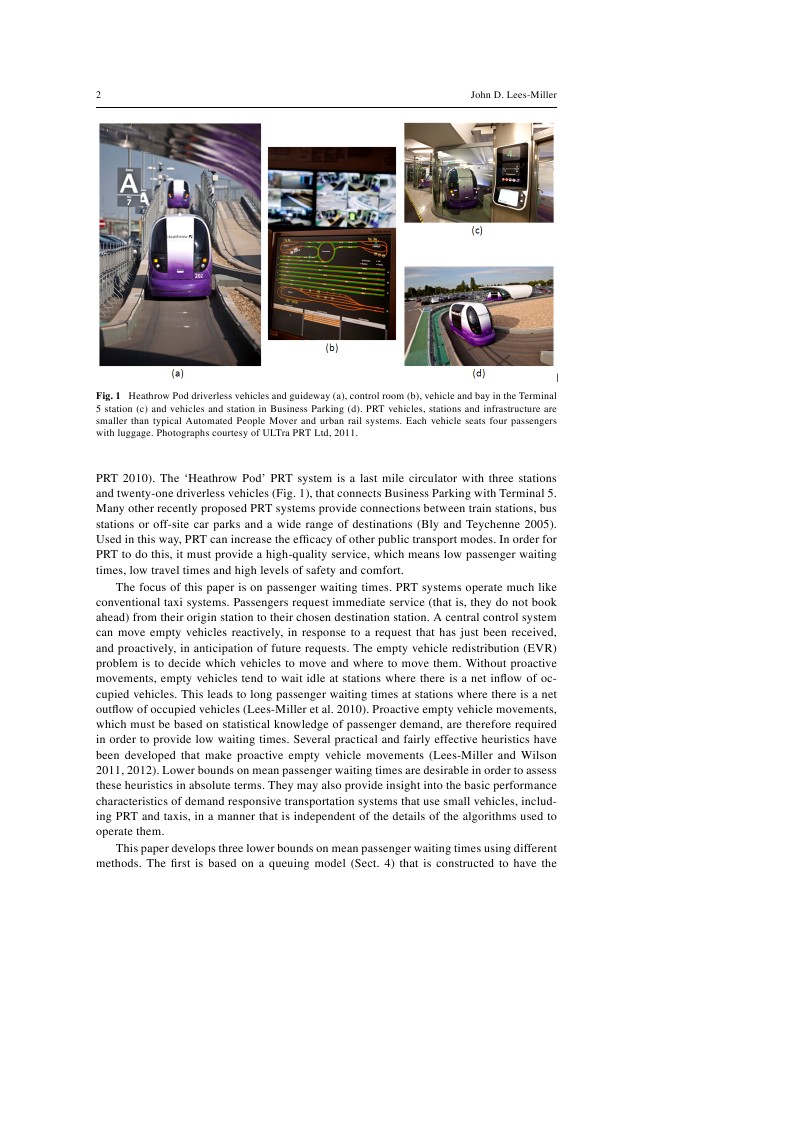 Minimizing Average Passenger Waiting Time in Personal Rapid Transit Systems