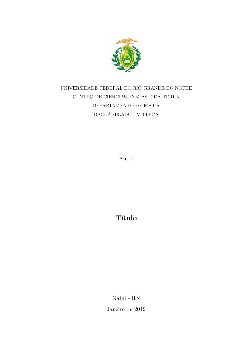 Template TCC Física - UFRN
