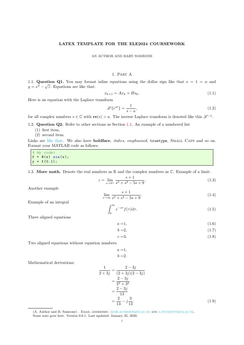 ELE2024 Coursework Template