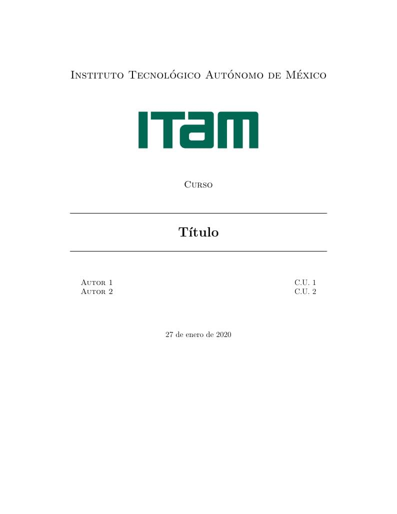 Proyecto ITAM