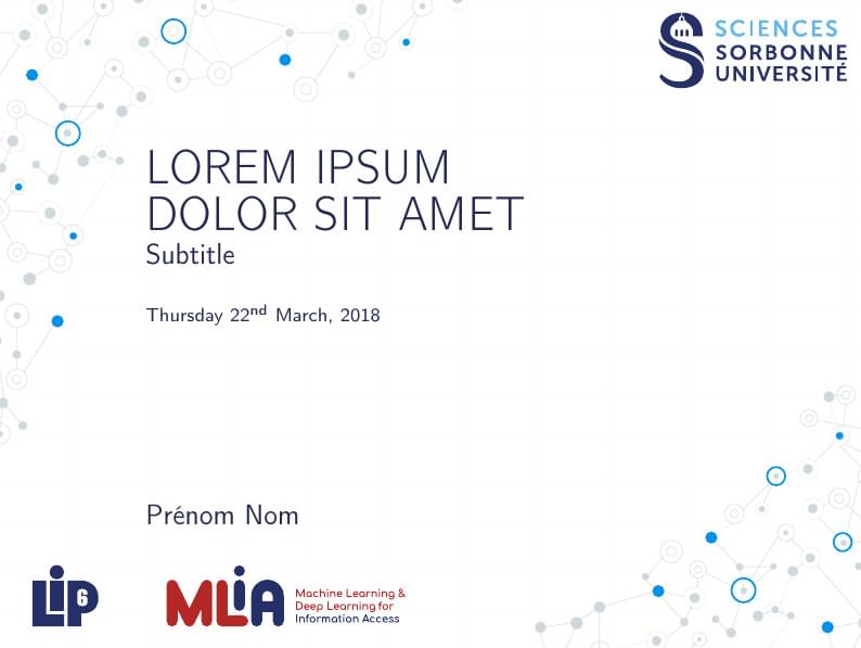 Présentation Sorbonne Université