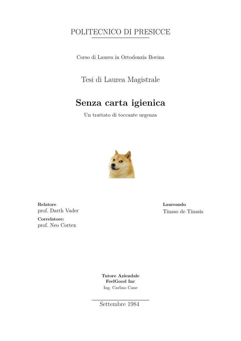 LaTeXi - Template Italiano