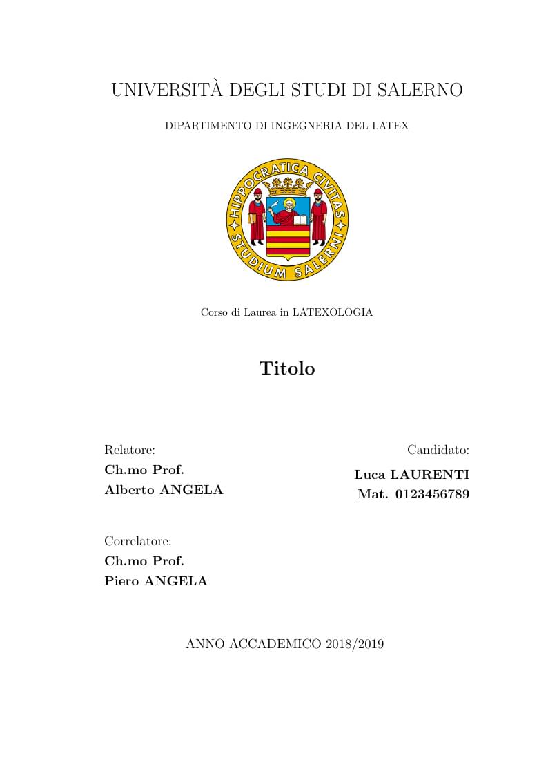 Università degli Studi di Salerno