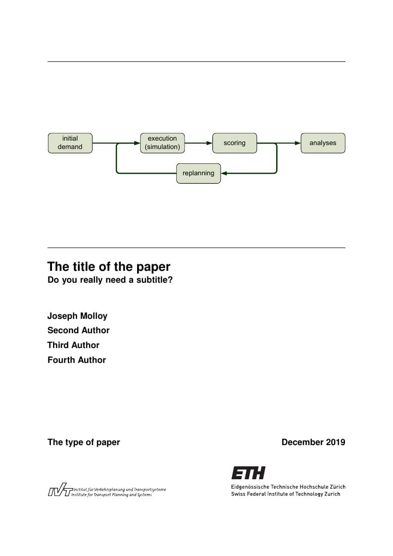 ETH-IVT Working Paper Template