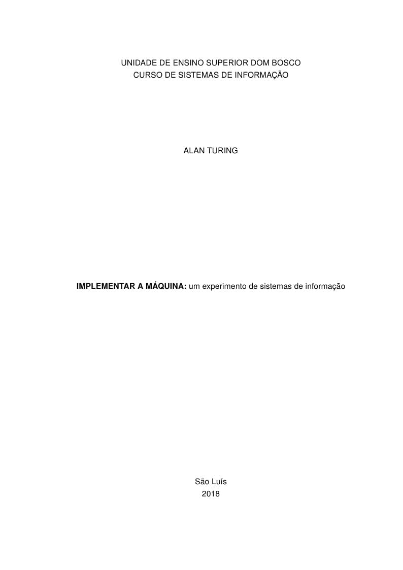 UNDB - Modelo de Monografia